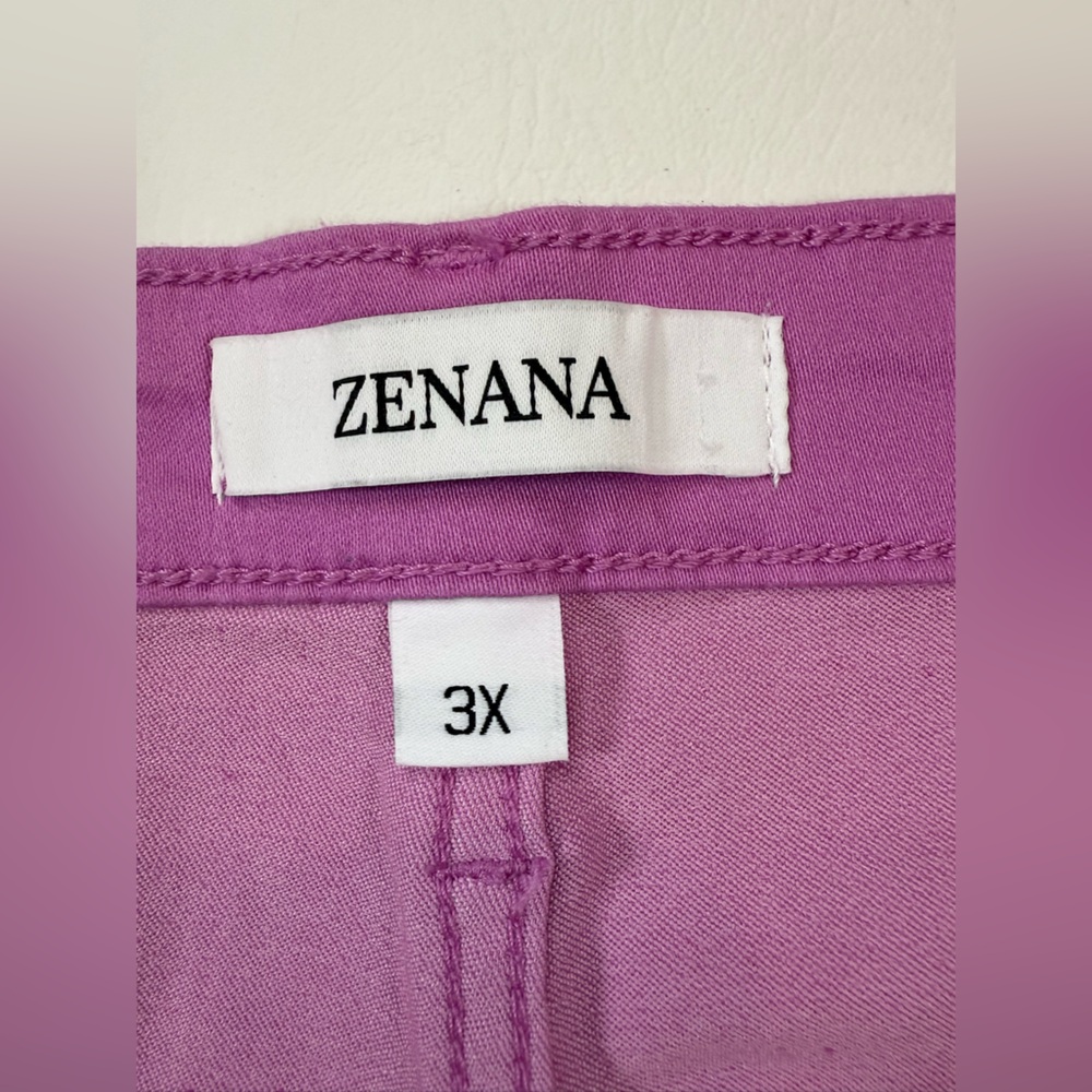 NWT Bootcut Jeans Zenana Color Mauve pink 3X plus size (bin GG41) - Picture 9 of 10